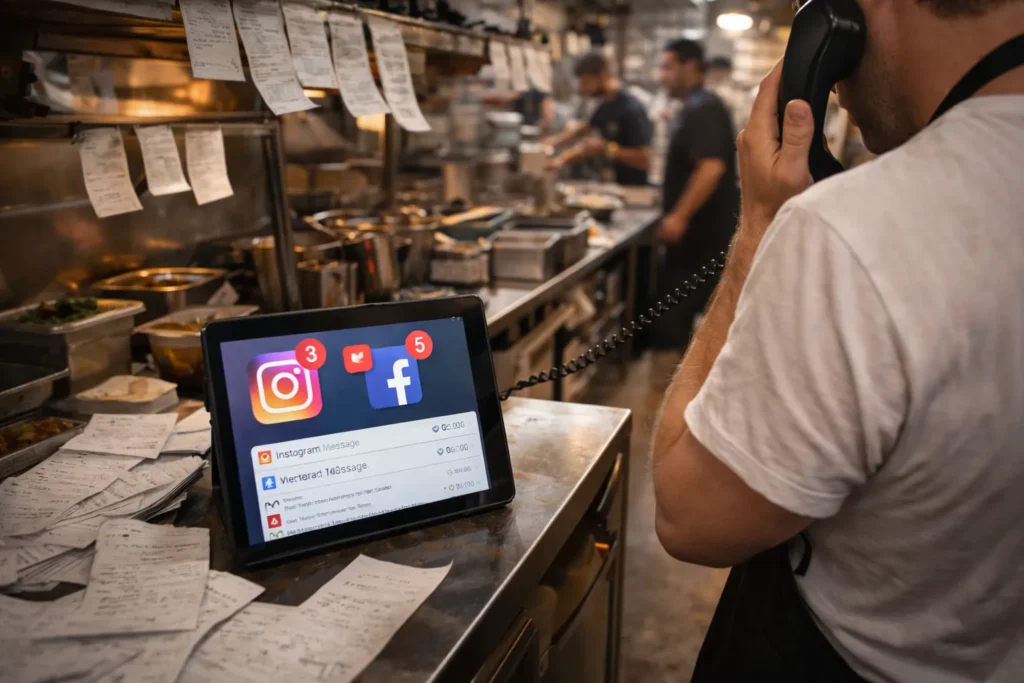 Phone Orders and Social Media Create Kitchen Chaos