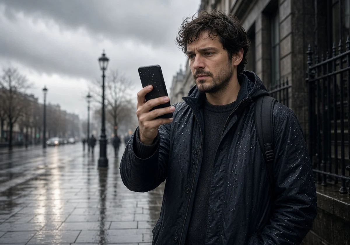 A customer looking up restaurants through social posts